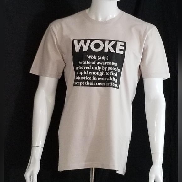 🆕 GILDAN G640 "SOFT STYLE Custom Tee "WOKE" Graphic - Picture 3 of 9